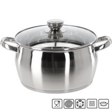 Edelstahltopf mit Deckel 5 L – KIR3394