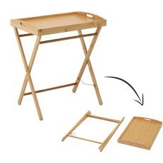 Klappbarer Bambustisch – Serviertablett – MUT6569