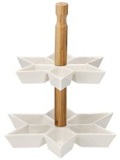 Zweistöckige Snackschale in Sternform – MUT6682