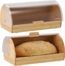Chomik - Bambus-Brotkasten Menta mit Kunststoffdeckel - NEL3185