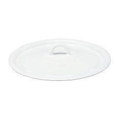 Emailierter Deckel weiß 20 cm *7480