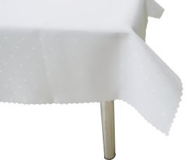 Weißes Tischtuch 130×160 cm, Verpackung: 1 Stück *4976