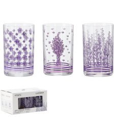Set aus 6 Gläsern der Serie Lavender Collection, 250 ml. *6536*
