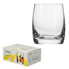 Set aus 6 Whiskygläsern Blended 250 ml, niedrig *9354*
