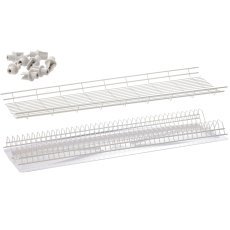 Chomik - Abtropfgestell für Geschirr 80 cm weiß*0549
