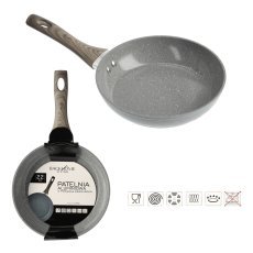 Aluminium-Pfanne mit Marmor-Beschichtung 22 cm 2,5 mm - ZDI7589