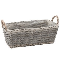 Rechteckige geflochtene Aufbewahrungsbox 42 x 21 x 15 cm *9209
