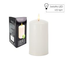 LED-Kerze 7 cm x 16 cm weiß *1109
