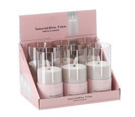 LED-Kerze in Röhre, Höhe 15 cm, Durchmesser 7 cm*7859