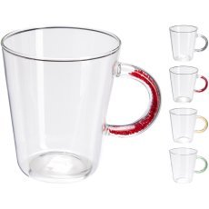Glaskrug mit farbigem Henkel*1891