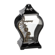 Chomik - Lampion – Kletterrose – schwarz-gold, 8 Stück im Set – ZOZ5865
