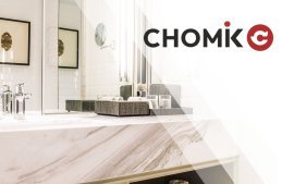 Chomik - Badezimmer-Set rund, 5-teilig, weiß *4671