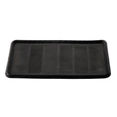 Rechteckige Gummimatte – schwarze Tropfenoptik, gemischte Muster *7568