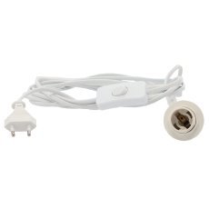 Lampenfassung mit 3,5 m Kabel – Weiß *8817