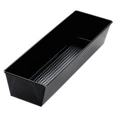 Blecheinsatz mit Struktur 39x11x7,5 cm, mit Antihaftbeschichtung, schwarz *1685
