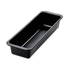 Geprägtes Blech 35x11 cm mit Antihaftbeschichtung, schwarz *2248