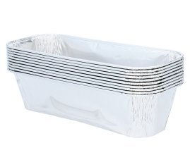 Set aus 10 Aluminiumformen 20x8x5cm *0091*1465