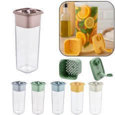 Rechteckiger Krug 2 l mit Fruchteinsatz Tower *8645