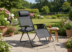 Chomik - Klappbare Gartenliege Zero Gravity – LEZ2589