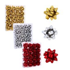 Set mit 40 Geschenkschleifen zum Verpacken von Geschenken, 5 cm – GIF5774