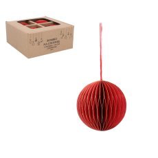 Set mit 4 Papierornamenten Ø8 cm - AIP1993