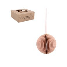 Set aus 4 Papierornamenten Ø7 cm - AIP2037