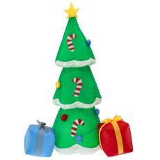 Aufblasbarer Weihnachtsbaum mit LED-Beleuchtung 180 cm - SUN2488