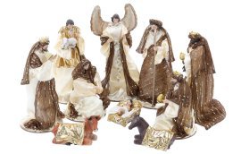 Set aus 10 Weihnachtsfiguren – IGU6455