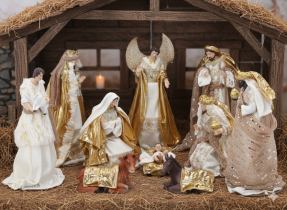 Chomik - Set aus 10 Weihnachtsfiguren – IGU6462