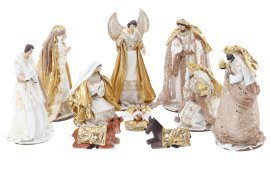Set aus 10 Weihnachtsfiguren – IGU6462