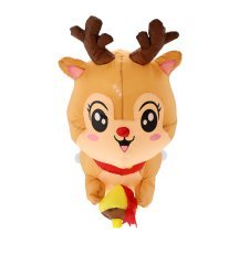 Chomik - Aufblasbarer LED-Weihnachtselch für das Fenster - SUN8723