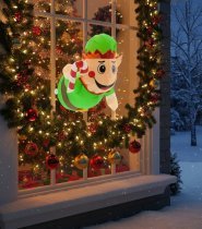 Chomik - LED-Fensterdeko „Spannender Wichtel“ – SUN8730