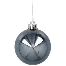 Chomik - Set aus 30 Christbaumkugeln, 6 cm, in Oliv-, Kupfer- und Graphitfarben *7238