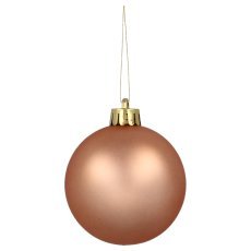 Chomik - Set aus 30 Christbaumkugeln, 6 cm, in Oliv-, Kupfer- und Graphitfarben *7238