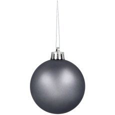 Chomik - Set aus 30 Christbaumkugeln, 6 cm, in Oliv-, Kupfer- und Graphitfarben *7238