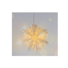 Chomik - Papierstern Dekoration 40 cm, weiß, zweilagig *9102