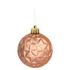 Chomik - Kpl. 60 Weihnachtskugeln in Oliv-, Kupfer- und Graphit-Tönen, gemischte Designs *7603