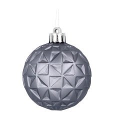 Chomik - Kpl. 60 Weihnachtskugeln in Oliv-, Kupfer- und Graphit-Tönen, gemischte Designs *7603