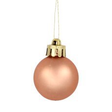 Chomik - Kpl. 60 Weihnachtskugeln in Oliv-, Kupfer- und Graphit-Tönen, gemischte Designs *7603