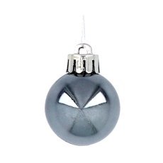 Chomik - Kpl. 60 Weihnachtskugeln in Oliv-, Kupfer- und Graphit-Tönen, gemischte Designs *7603