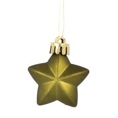 Chomik - Kpl. 60 Weihnachtskugeln in Oliv-, Kupfer- und Graphit-Tönen, gemischte Designs *7603