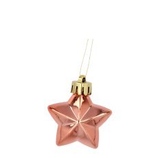 Chomik - Kpl. 60 Weihnachtskugeln in Oliv-, Kupfer- und Graphit-Tönen, gemischte Designs *7603