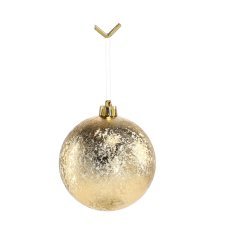 Chomik - Kpl. 20 Christbaumkugeln 8 cm rot/gold/silber, gemischte Designs *7672