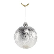 Chomik - Kpl. 20 Christbaumkugeln 8 cm rot/gold/silber, gemischte Designs *7672