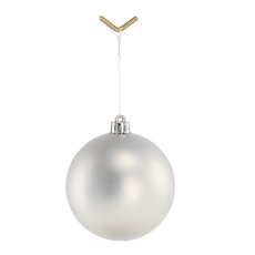 Chomik - Kpl. 20 Christbaumkugeln 8 cm rot/gold/silber, gemischte Designs *7672