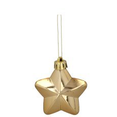 Chomik - Set mit 47 Christbaumkugeln, 4–6 cm, in Rot/Gold/Silber, gemischte Designs *7696