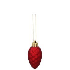 Chomik - Set mit 47 Christbaumkugeln, 4–6 cm, in Rot/Gold/Silber, gemischte Designs *7696