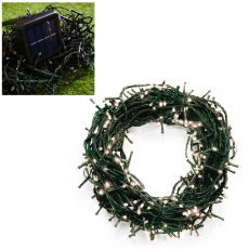 LED-Solar-Lichterkette 100 L warmweiß, Länge 2 + 10 m *9904