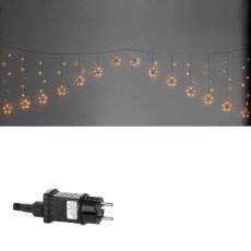 Lichtervorhang – Sterne 136 LEDs – warmweiß, Länge 3 + 3 m – LED0030