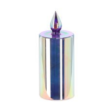 LED-Laterne – blaue Kerze 8 x 19,7 cm *1785